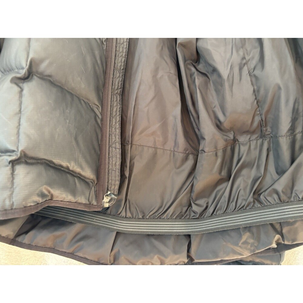 The North Face Gatebreak 550 Down Mens Medium Black Ripstop Hooded Puffer Jacket - Picture 4 of 12